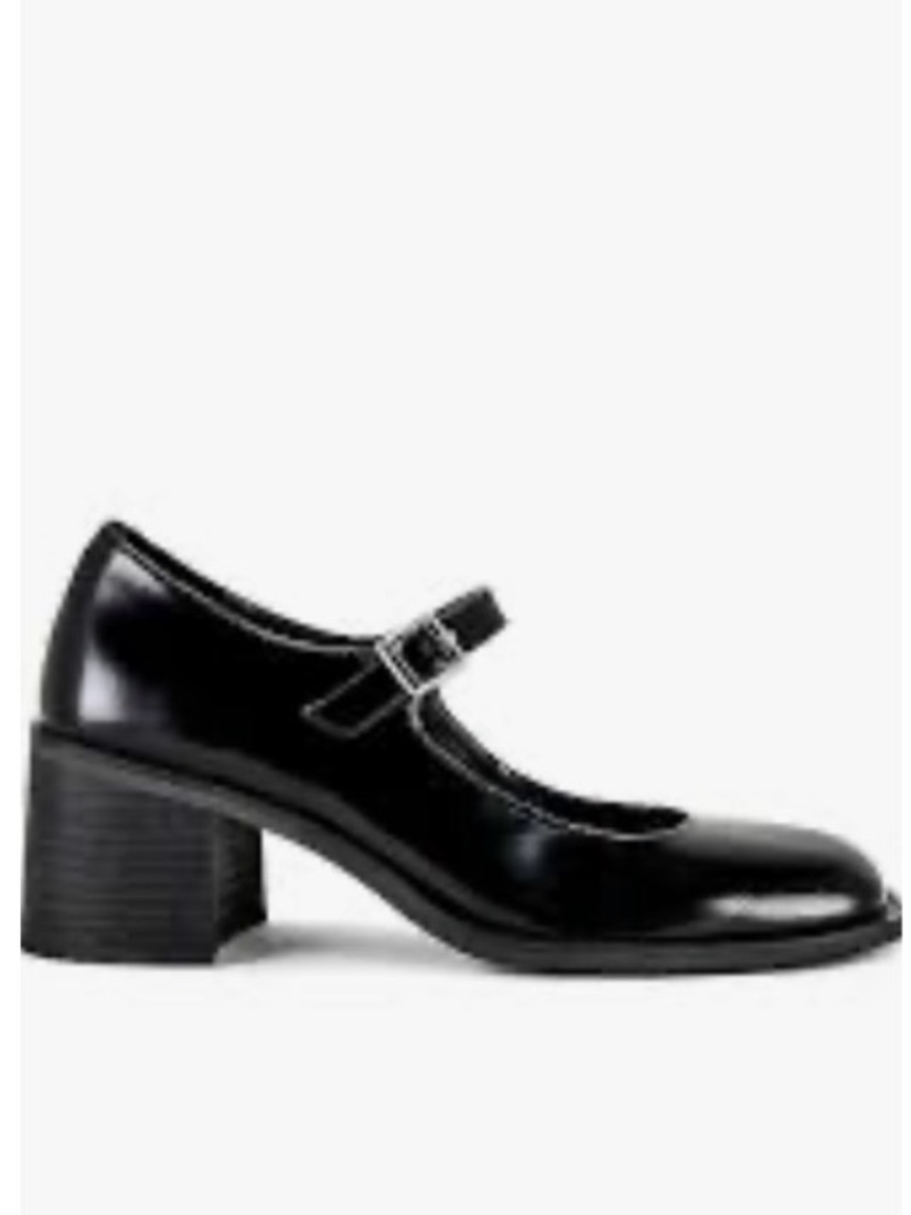 Tony Bianco Black Mary Jane Block Heel Women’s Shoe